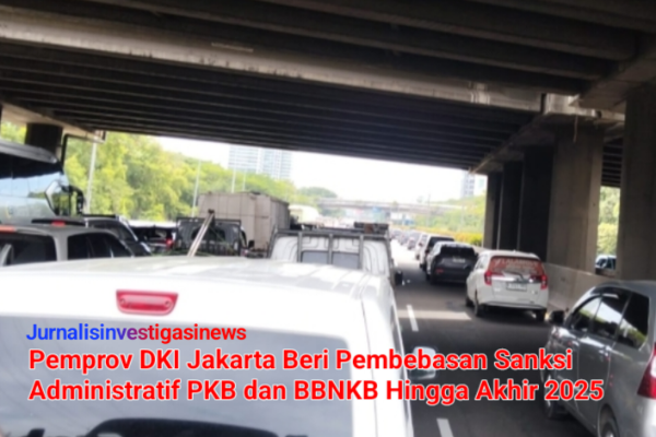 Pemprov DKI memberikan pembebasan sanksi administratif PKB dan BBNKB mulai 10 November hingga 31 Desember 2025.