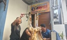 Lensa Polri Berbagi di Hari Raya Idul Adha, Pemred Heri Salurkan Hewan Kurban untuk Warga Tegal Alur