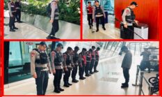 Brimob Polda Metro Jaya Sterilisasi Terminal 3 Soetta Jelang Kedatangan AFC